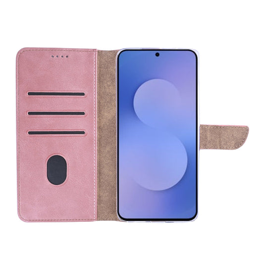 Rixus Bookcase Hülle – Samsung Galaxy S26 FE – Pink - Handyschmiede-saar