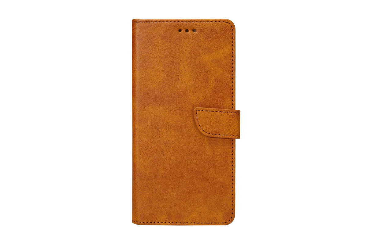 Rixus Bookcase Hülle – Samsung Galaxy S23 Plus – Hellbraun