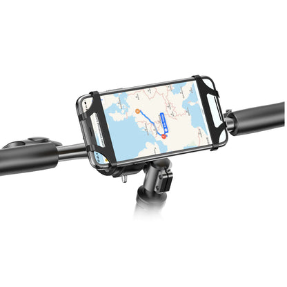 Fahrrad-Handyhalterung Silikon Schwarz