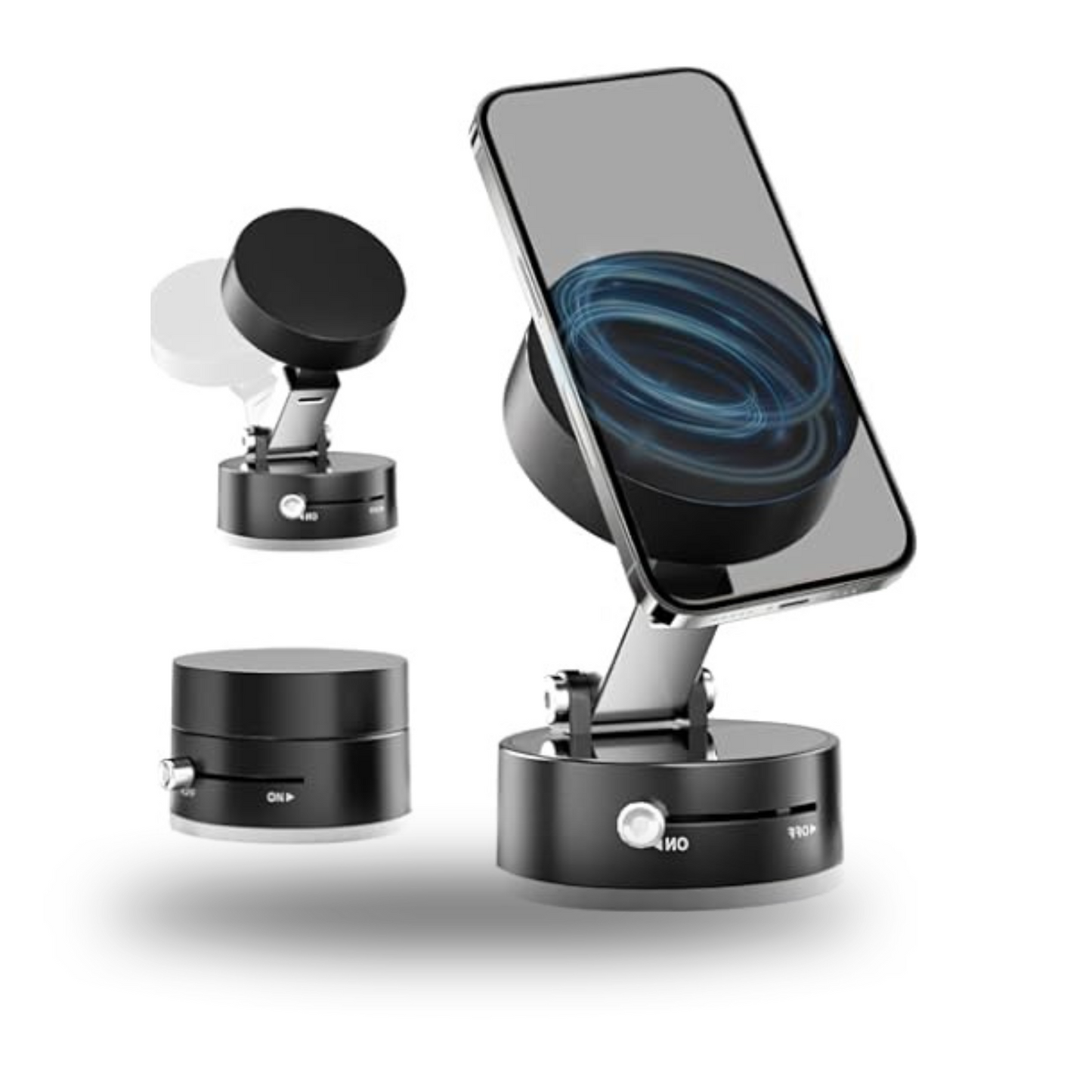 Support de smartphone Rixus Gravity pour la voiture en noir 