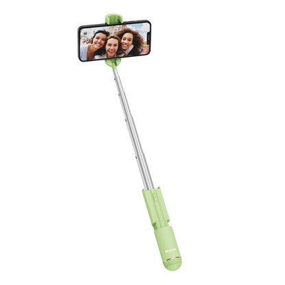 Selfie Stick Bluetooth Purple & Green