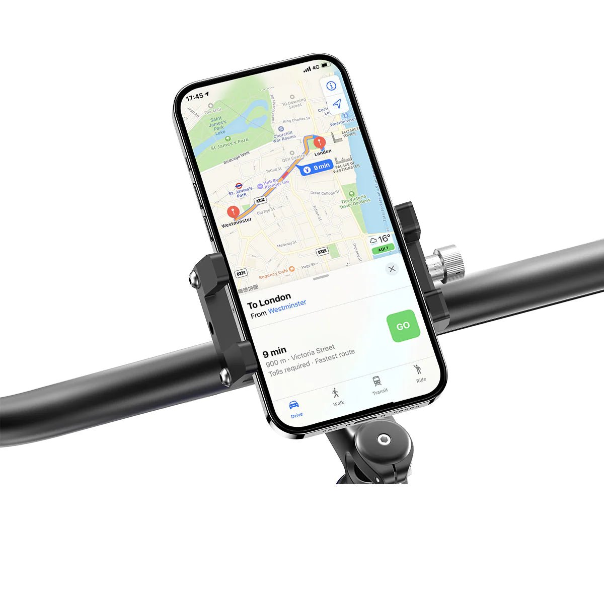 Fahrrad - Handyhalterung Schwarz - Handyschmiede - saar