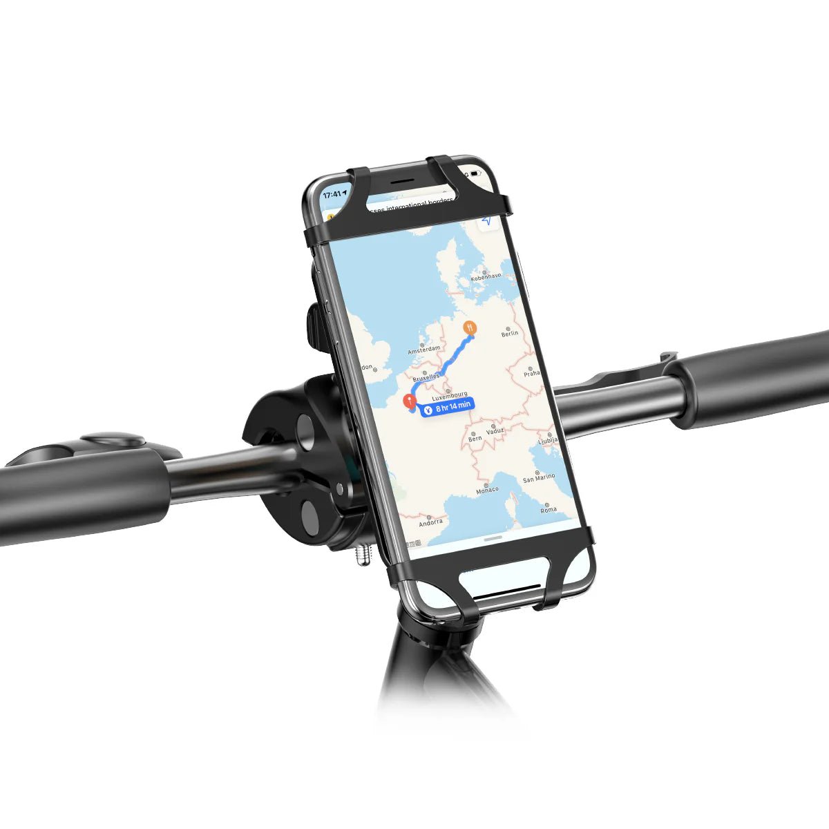Fahrrad - Handyhalterung Silikon Schwarz - Handyschmiede - saar