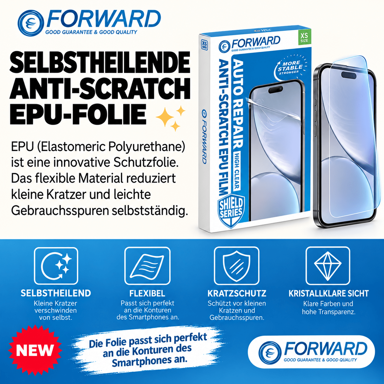 Hydrogel folie - Smartphone - Handyschmiede-saar