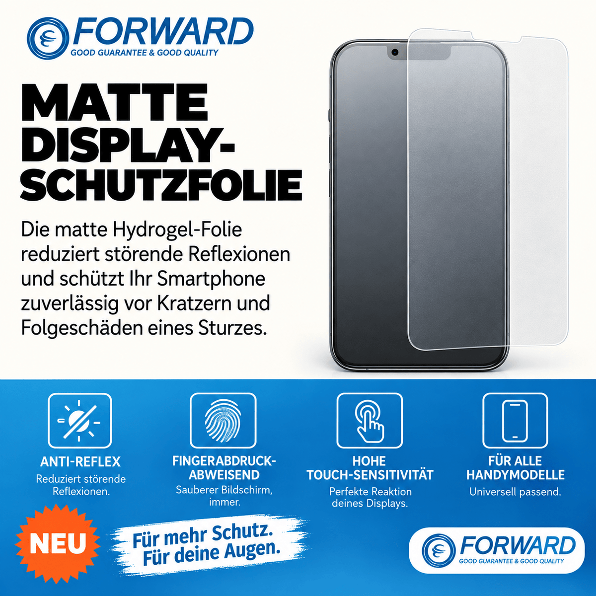 Hydrogel folie - Smartphone - Handyschmiede-saar