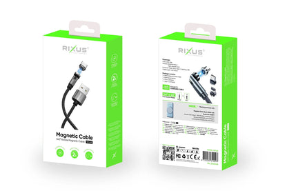 Magnetic Kable 3 in 1 Schwarz 1m - Handyschmiede - saar