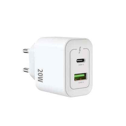 Rixus 20W USB - C, USB - A Power Adapter - Handyschmiede - saar