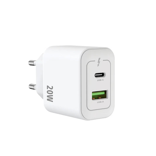 Rixus 20W USB - C, USB - A Power Adapter - Handyschmiede - saar