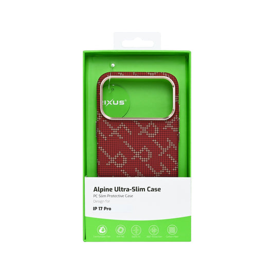 Rixus Alpine Ultra-Slim MagSafe Hülle – iPhone 17 Pro – Cherry Red - Handyschmiede-saar