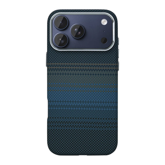 Rixus Alpine Ultra-Slim MagSafe Hülle – iPhone 17 Pro Max / 18 Pro Max – Stripe Blue - Handyschmiede-saar