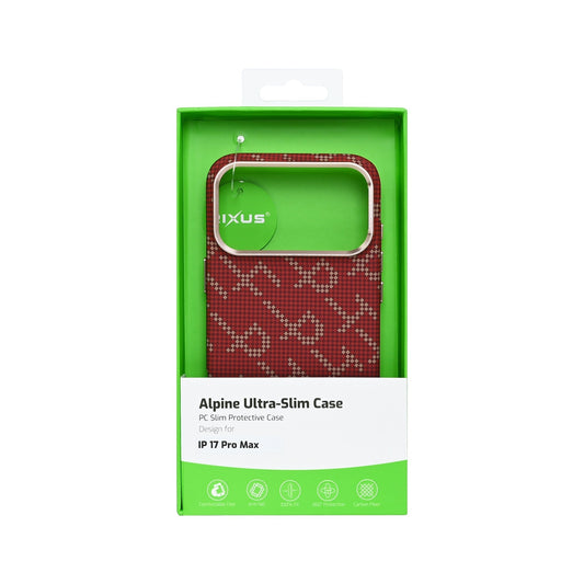 Rixus Alpine Ultra-Slim MagSafe Hülle – iPhone 17 Pro Max – Cherry Red - Handyschmiede-saar