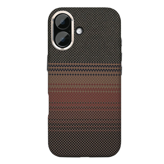 Rixus Alpine Ultra-Slim MagSafe Hülle – iPhone 17 – Stripe Brown - Handyschmiede-saar