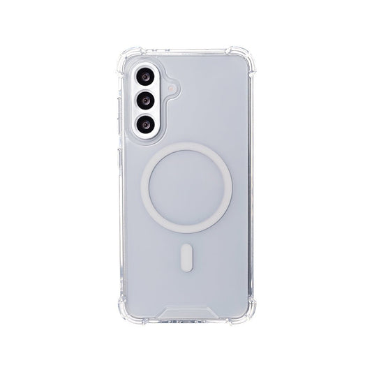 Rixus Anti-Burst MagSafe Hülle – Samsung Galaxy A56 – Transparent - Handyschmiede-saar