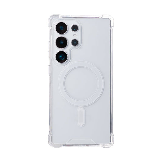 Rixus Anti-Burst MagSafe Hülle – Samsung Galaxy S25 Ultra – Transparent - Handyschmiede-saar