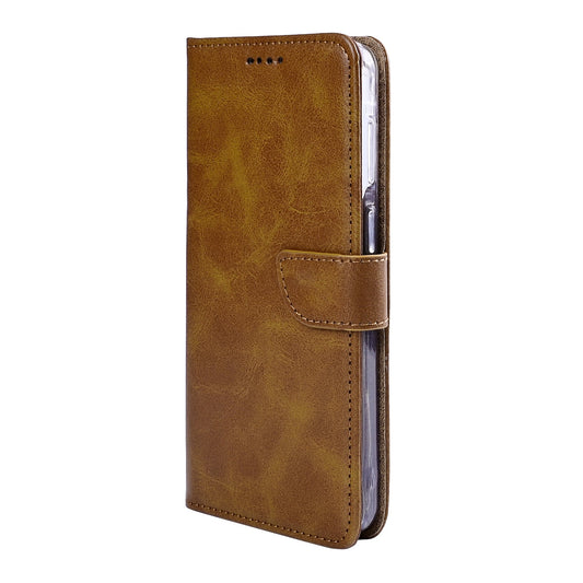 Rixus Bookcase Hülle – Samsung Galaxy A27 – Hellbraun - Handyschmiede-saar