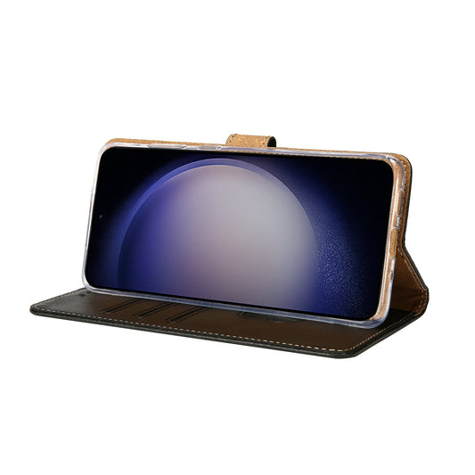 Rixus Bookcase Hülle – Samsung Galaxy A36 / A37 – Schwarz - Handyschmiede-saar
