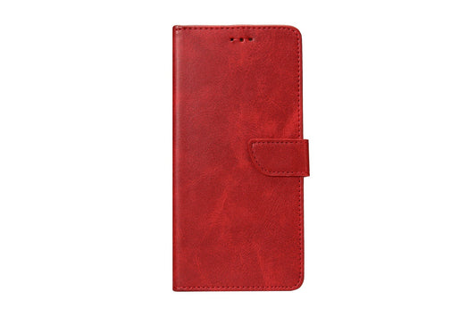 Rixus Bookcase Hülle – Samsung Galaxy S23 Plus – Dunkelrot - Handyschmiede-saar