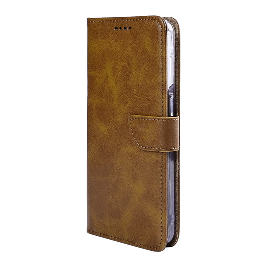Rixus Bookcase Hülle – Samsung Galaxy S26 FE – Hellbraun - Handyschmiede-saar