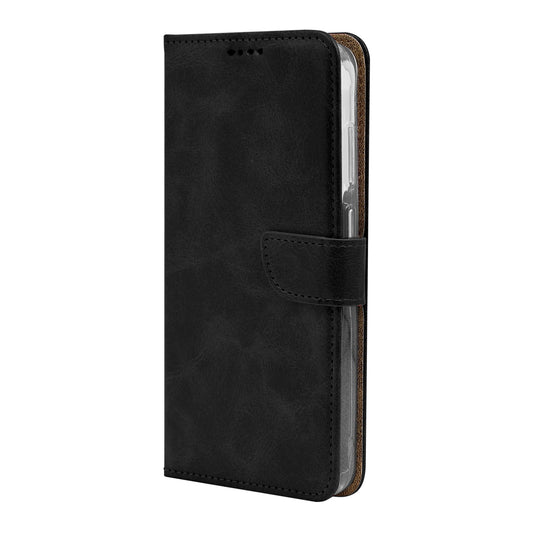 Rixus Bookcase Hülle – Samsung Galaxy S26 FE – Schwarz - Handyschmiede-saar