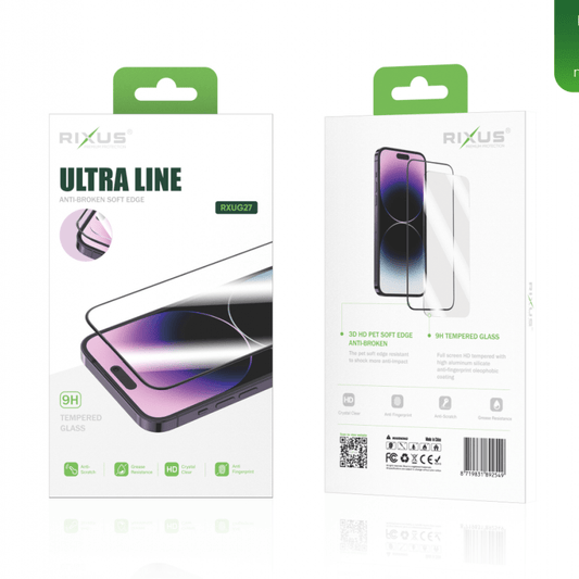 Rixus Clear HD Ultra Line Panzerglas für iPhone 15 Plus - Handyschmiede-saar