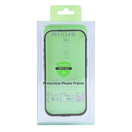 Rixus Crash Guard Hülle – iPhone 17 Pro – Silber - Handyschmiede-saar