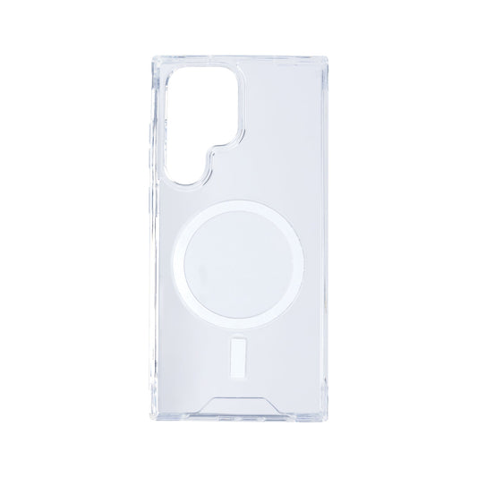Rixus Magnetic Clear MagSafe Hülle – Samsung Galaxy S24 Ultra – Transparent - Handyschmiede-saar