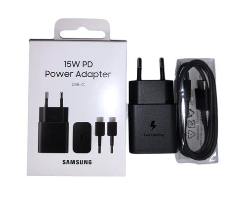 Samsung Fast Charger USB-C 15W mit Kabel 1m - Handyschmiede-saar