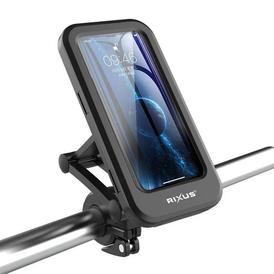 Wasserdichte Fahrrad/Roller - Handyhalterung – 360° drehbar - Handyschmiede - saar