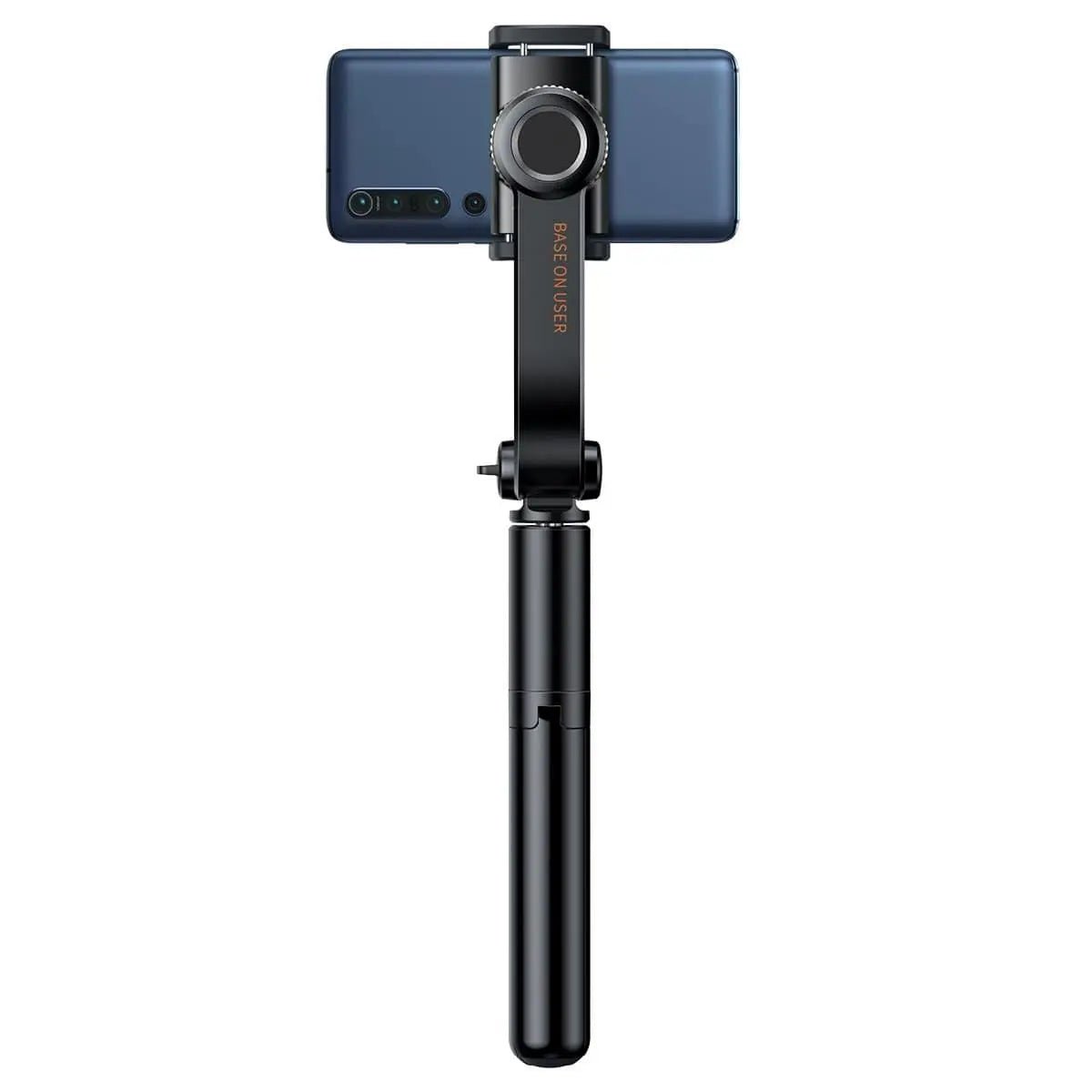 Baseus Lovely Uniaxial BlueTooth Folding Stand Selfie Stabilizer Black (SULH-01) - Handyschmiede-saar