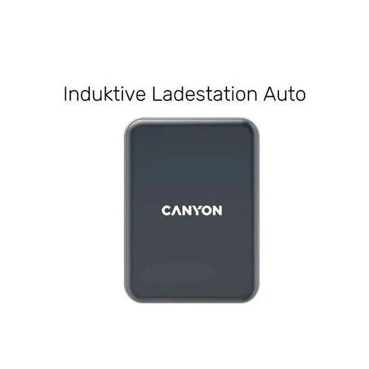 Canyon Autohalterung CA-15 Wireless Charger 15W Schwarz kabellose Auto-Ladegerät (Qi) - Handyschmiede-saar