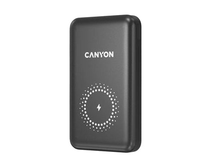 Canyon Magsafe Powerbank Wireless USB/USB-C 10.000 mAh Schwarz - Handyschmiede-saar
