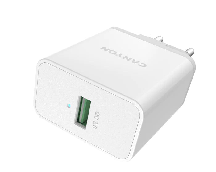 Canyon Wall Charger H-24 USB QC 3.0 Weiß Netzstecker - Handyschmiede-saar