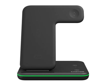 Canyon Wireless Charger 3-1 WS-303 15W Schwarz - Handyschmiede-saar