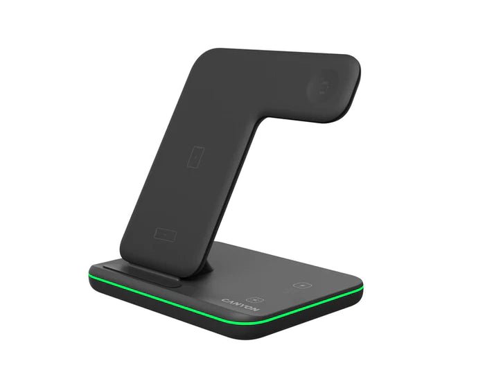 Canyon Wireless Charger 3-1 WS-303 15W Schwarz - Handyschmiede-saar