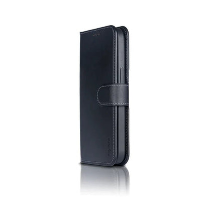 iPhone 13 Duo Magnet Leder Hülle Schwarz - Handyschmiede-saar