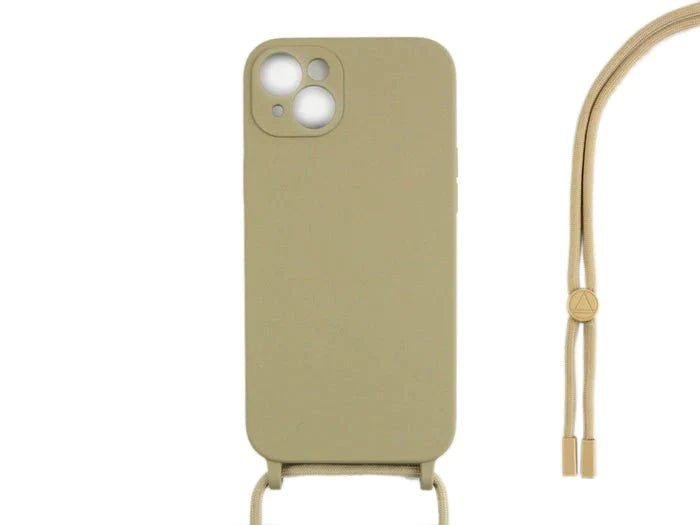 iPhone 13 mini Hülle zum Umhängen Gold - Handyschmiede-saar