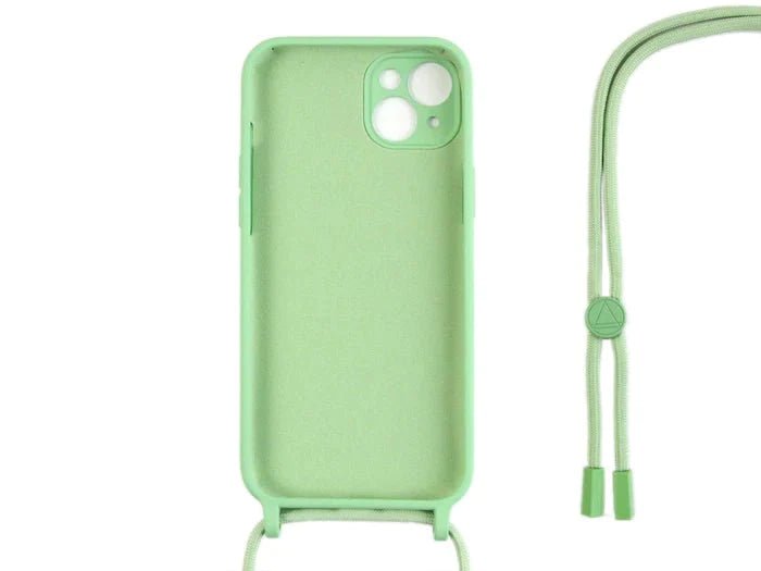 iPhone 13 mini Hülle zum Umhängen Matcha - Handyschmiede-saar