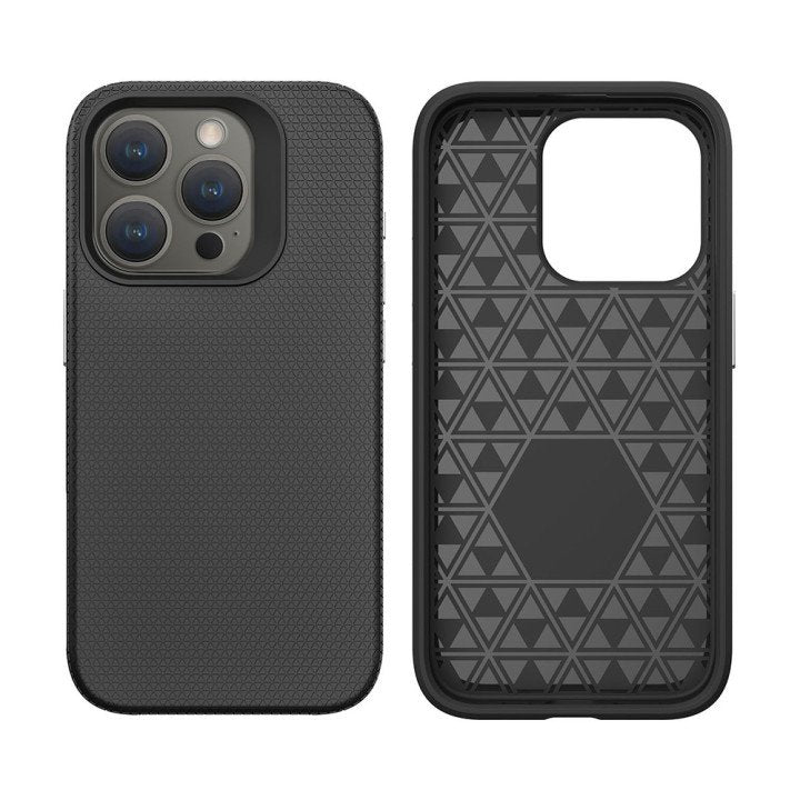 iPhone 15 Pro Case 4.0 (Grip Armor) Schwarz - Handyschmiede-saar