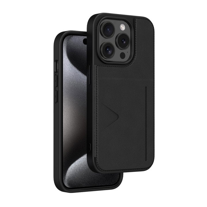 iPhone 15 Pro Case 5.0 (Wallet Guard) Schwarz - Handyschmiede-saar