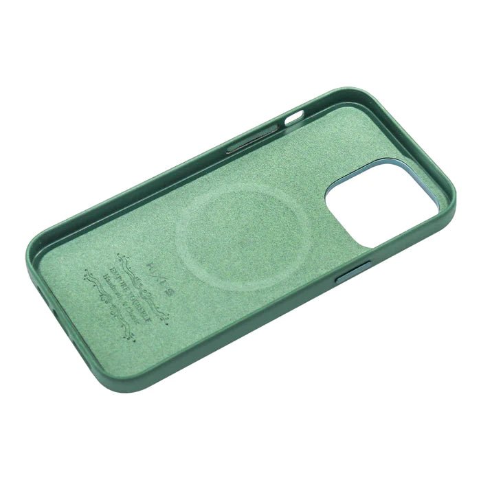 Rixus Classic 02 Case mit MagSafe für iPhone 12,12 Pro Grün - Handyschmiede-saar