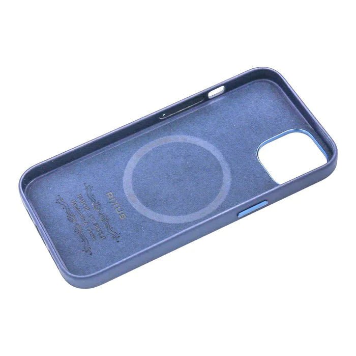 Rixus Classic 02 Case mit MagSafe für iPhone 13 mini Blue - Handyschmiede-saar