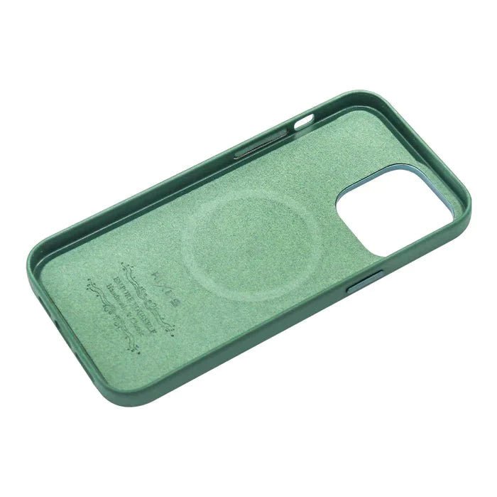 Rixus Classic 02 Case mit MagSafe für iPhone 13 mini Grün - Handyschmiede-saar