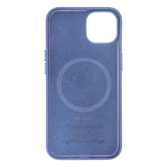 Rixus Classic 02 Case mit MagSafe für iPhone 14 Blue - Handyschmiede-saar