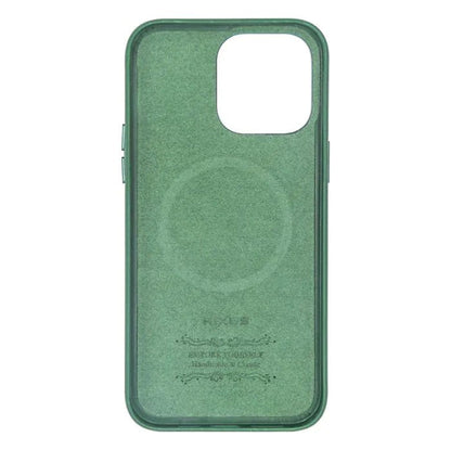 Rixus Classic 02 Case mit MagSafe für iPhone 14 Pro Max Grün - Handyschmiede-saar