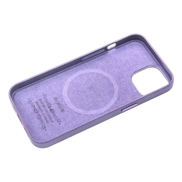 Rixus Classic 02 Case mit MagSafe für iPhone 14 Pro Purple - Handyschmiede-saar