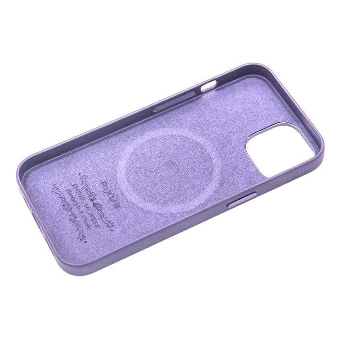 Rixus Classic 02 Case mit MagSafe für iPhone 14 Purple - Handyschmiede-saar