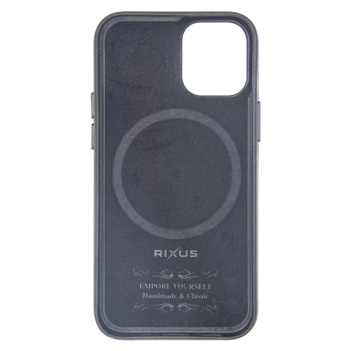 Rixus Classic 02 Case mit MagSafe für iPhone 14 Schwarz - Handyschmiede-saar