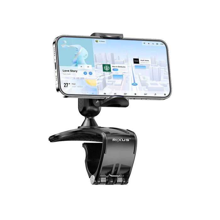 Rixus Smartphone Halterung für das Auto in Schwarz - Handyschmiede-saar