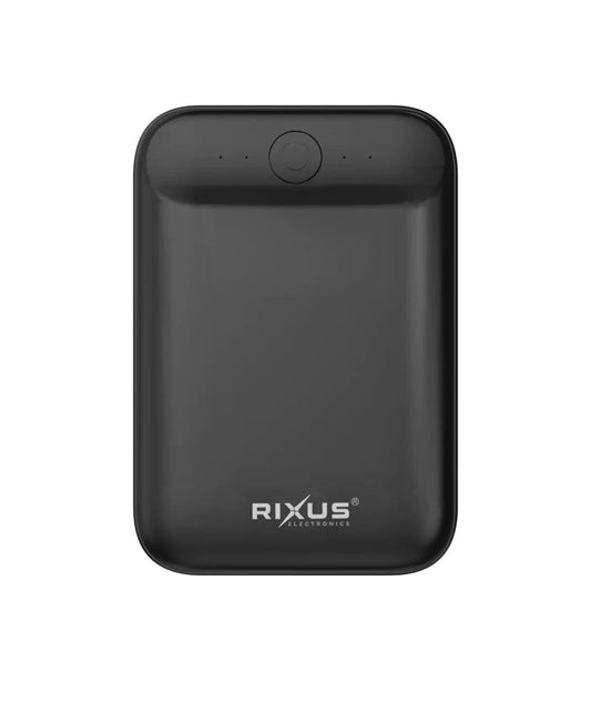Rixus Ultra-Compact Power Bank 10.000 mAh Schwarz - Handyschmiede-saar