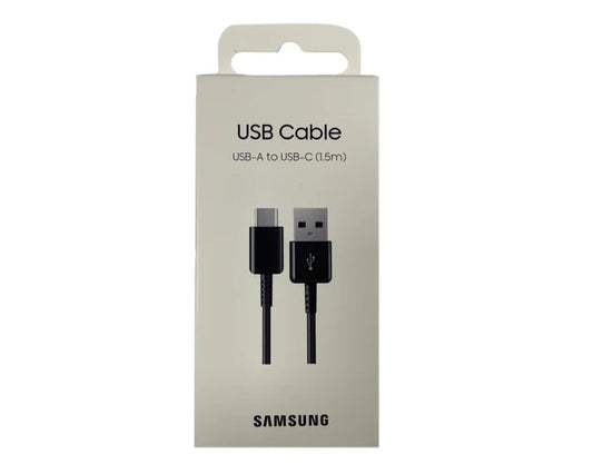 Samsung USB-A To USB-C Kabel 1.5m Black Original - Handyschmiede-saar